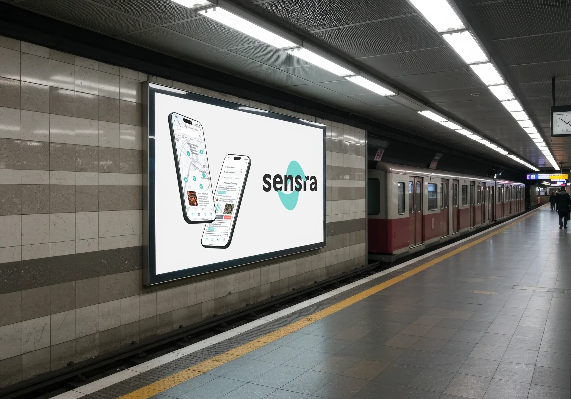 Sensra accessibility app interface design by Archie Durrant